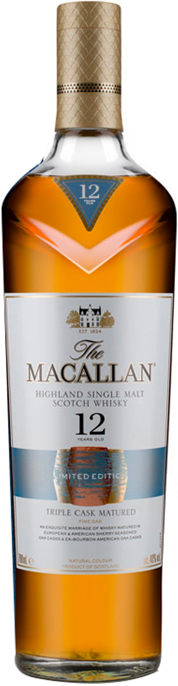 12 ans triple MACALLAN - Écosse / Speyside