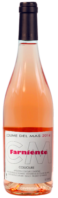 vin rosé COUME DEL MAS - Banyuls-sur-Mer - Collioure